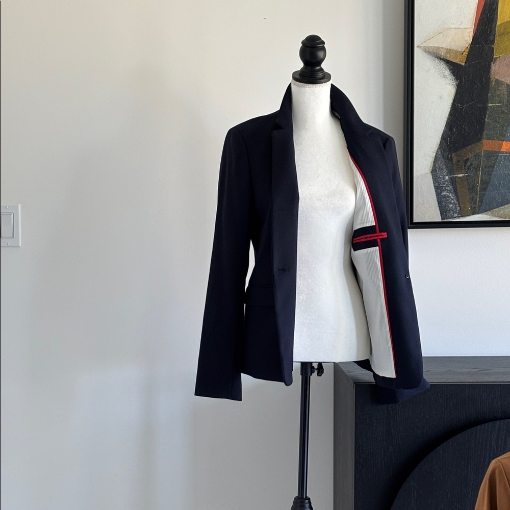 J. Crew Navy Regent Blazer Size 12 - Picture 8 of 9